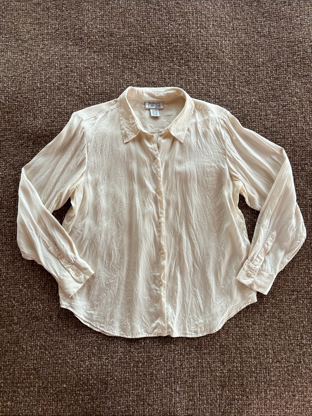 Pure Silk Button Down